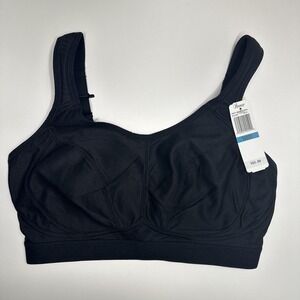 Paramour Bra Unity Sports Bra Black 36DDD New Black Wireless 215152